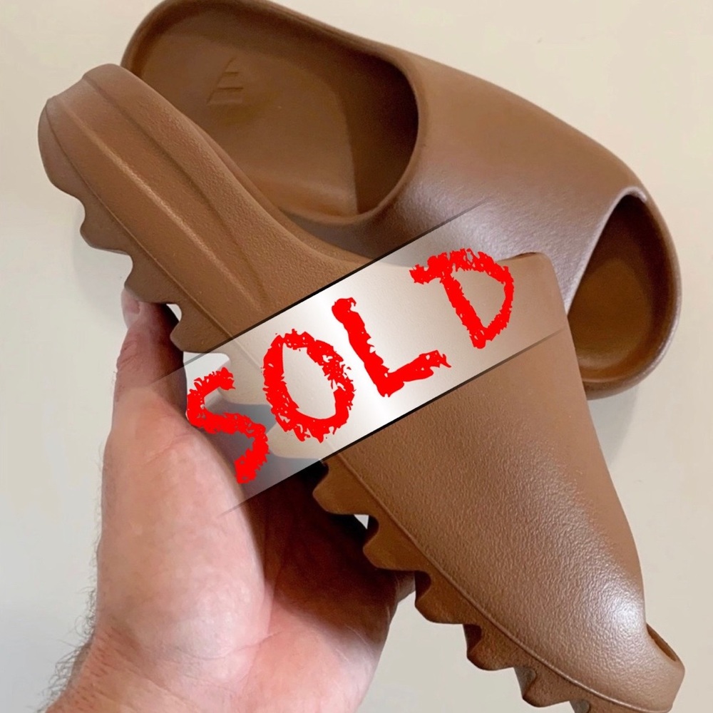 adidas ❌SOLD🎁Yeezy Slide Flax NEW Mens 10